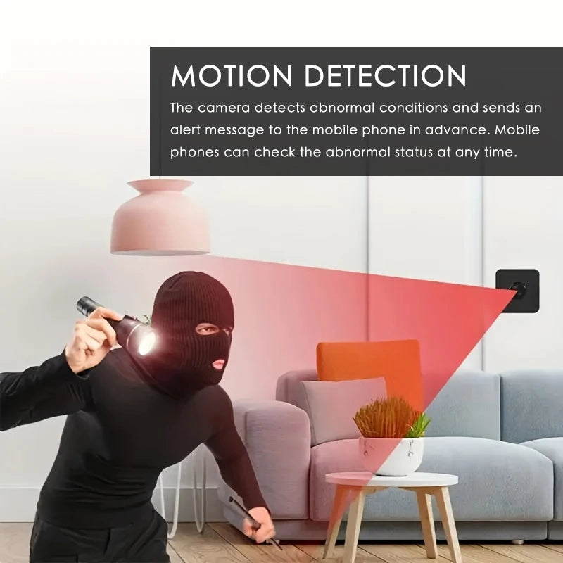 Mini Cámara Espía WiFi Full HD – Monitor de Seguridad para Niños, Mascotas y Hogar